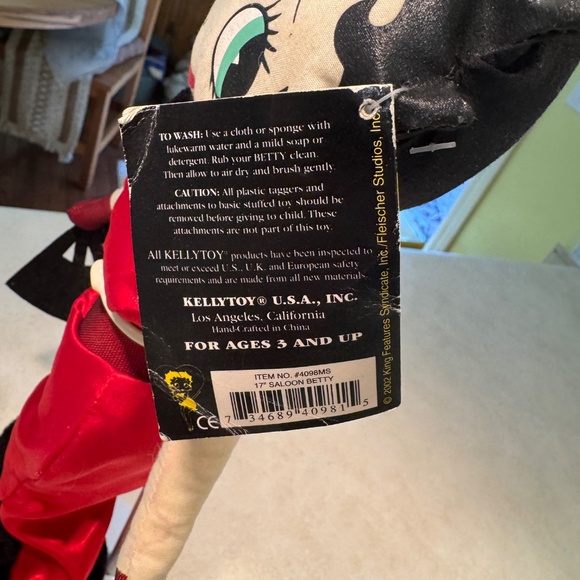 Betty Boop KellyToy Rag Doll - Picture 11 of 11